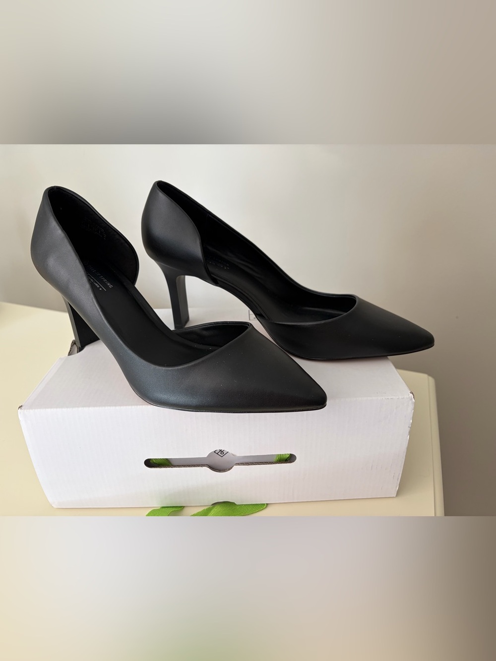 Call It Spring Black Pointed-Toe Stiletto Pumps